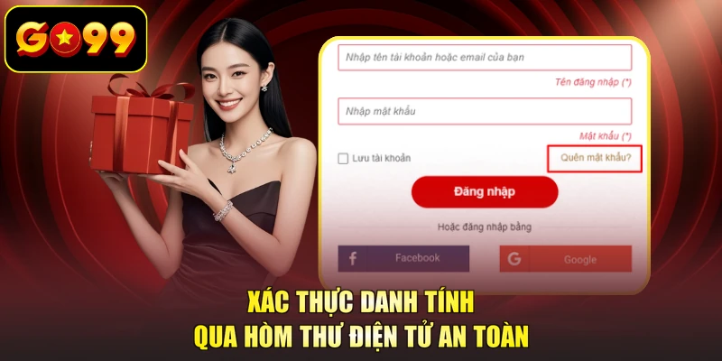 Xác thực danh tính qua hòm thư điện tử an toàn